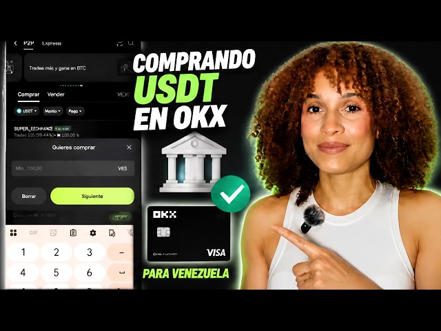 Como comprar USDT en el P2P de OKX y recargar la Tarjeta internacinal OKX