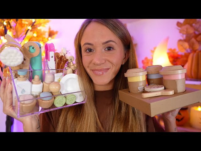 ASMR Complete Wooden Pampering & Makeover 🪵 Layered Sounds, Skincare, Makeup, Haircut