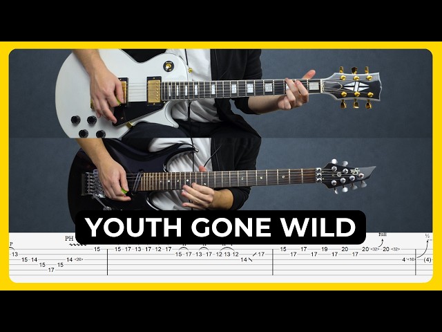 Youth Gone Wild - Skid Row | Tabs | Guitar Lesson | Cover | Tutorial | Solo | All Guitar Parts