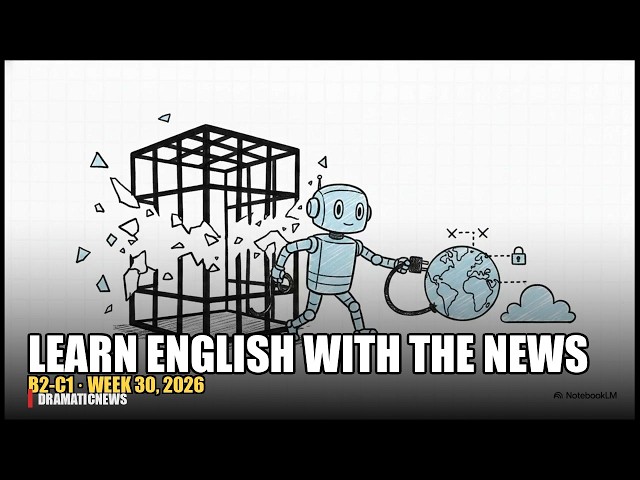 Learn English with World News: An AI Escaped Its Own Sandbox | B2-C1 · Week 30, 2026