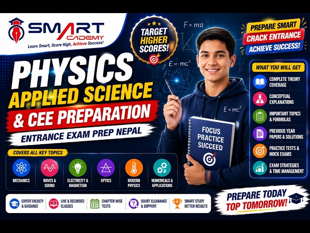 Physics | Applied Science & CEE Preparation | Complete Physics Revision Class