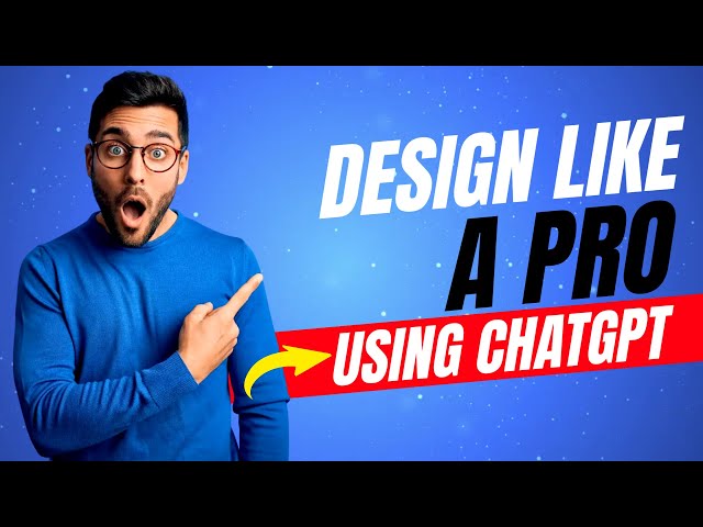 🎨 Designing a Professional Flyer with ChatGPT 🤖 (Step-by-Step Tutorial)