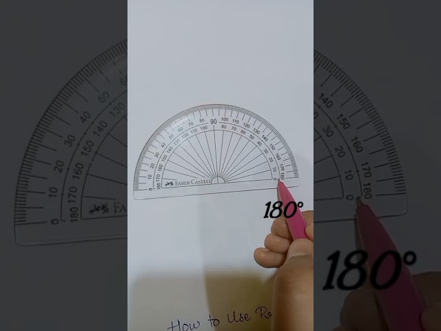 How to use protractor / D ?  #Limitlesslearning  #shorts  #maths