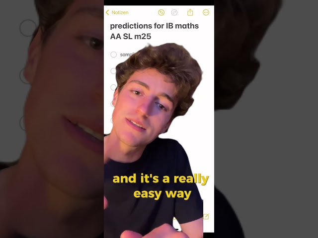 My Predictions for the IB Maths AA SL M25 exam #IBLife #IBStudent #IBBiology  #IBMemes #ibdp
