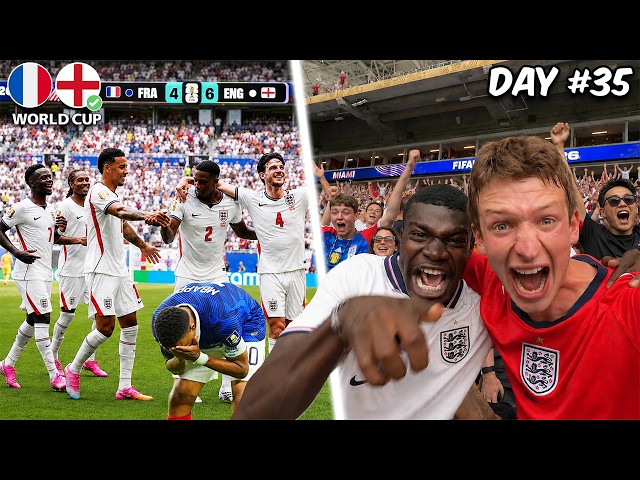 10 GOAL THRILLER at ENGLAND vs FRANCE in WORLD CUP!