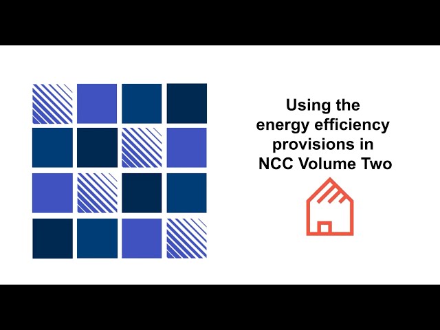 Using the energy efficiency provision in NCC Volume Two