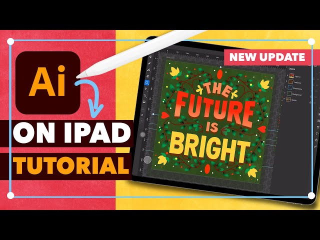 Adobe Illustrator for iPad Tutorial | App Overview + Lettering Tips