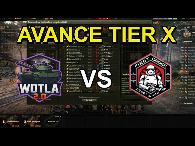 AVANCE WOTLA VS TFO - World of Tanks
