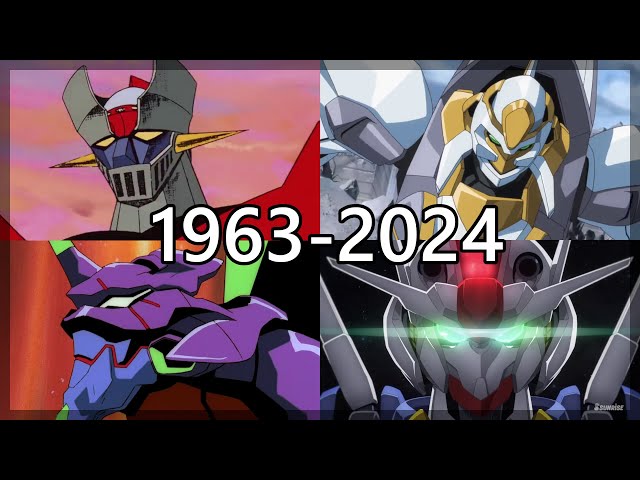 Evolution of Robot/Mecha Anime Openings (1963 - 2024)