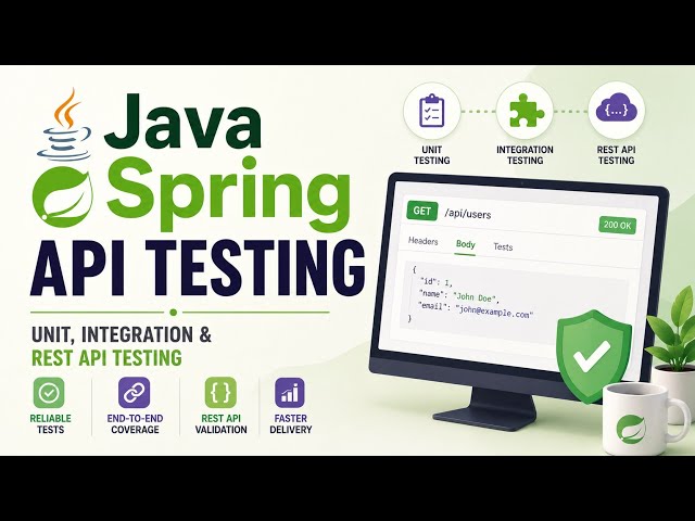 Java Spring API Testing | Unit, Integration & REST API Testing | Uplatz