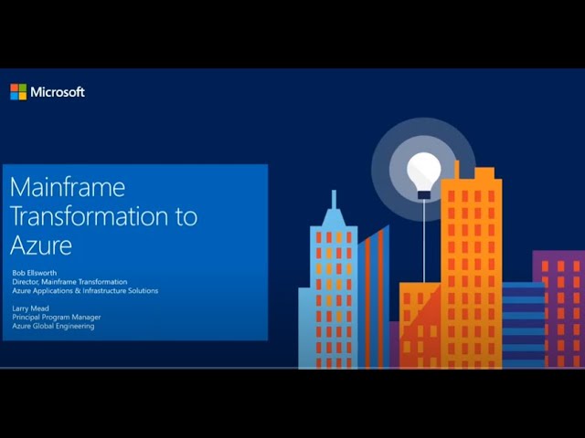 Mainframe Transformation to Azure