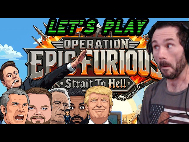 Operation Epic Furious is crazy - let’s play a Political Parody RPGMaker Game #letsplay