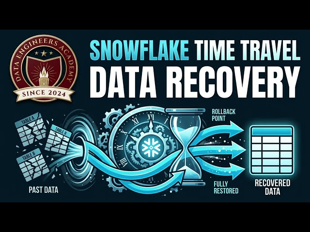 Snowflake Time Travel Explained with Real-World Use Cases | Data Engineers Academy