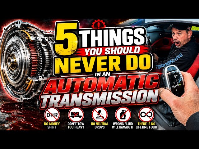 5 Things You Should Never Do In An Automatic Transmission 