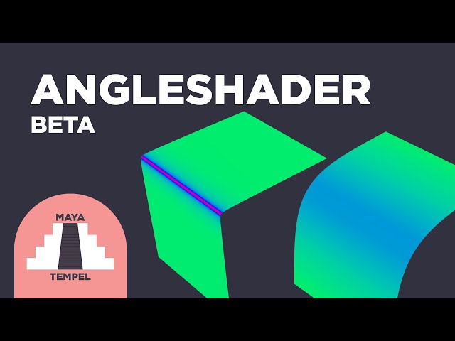 Autodesk Maya - Flächen Analyse - Curvature / Angleshader BETA