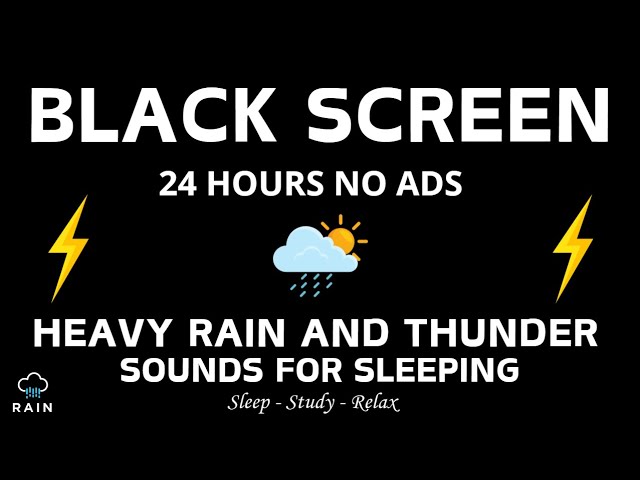 🔴 Defeat Insomnia in 3 Minutes ⛈️ Calm Your Mind, Fall Asleep Fast, No Ads