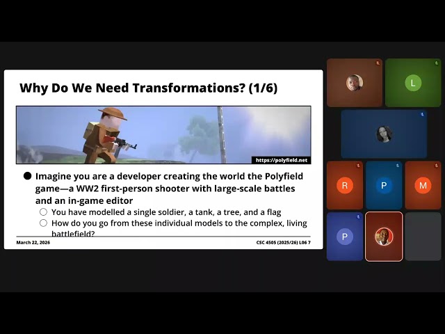 Module 6.1: Geometric Transformations (Part 01) | Graphics & Visual Computing (2026)