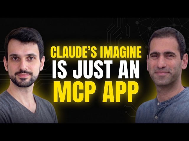 MCP Apps: The Spec Behind Imagine, ChatGPT Apps and Shopify | Liad Yosef & Ido Salomon