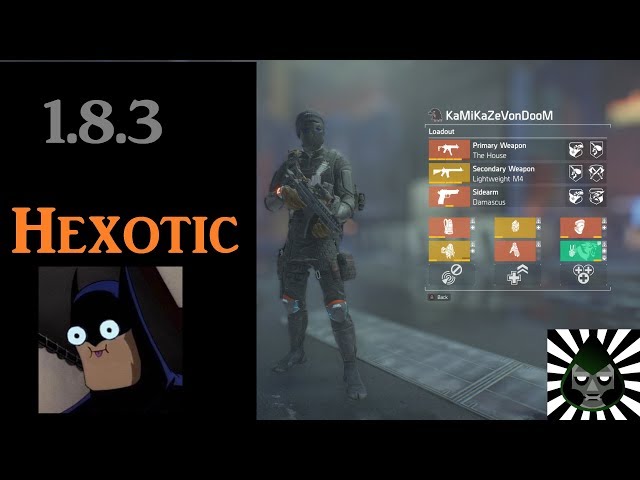 1.8.3 Hexotic Build / Tom Clancy's The Division / Hexo Build / 1.8.3 Hexo