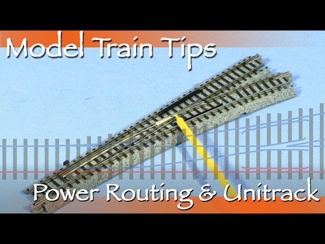 What is Power Routing? - Switching Kato Unitrack Turnouts to Non-Power Routing in HO and N Scales!
