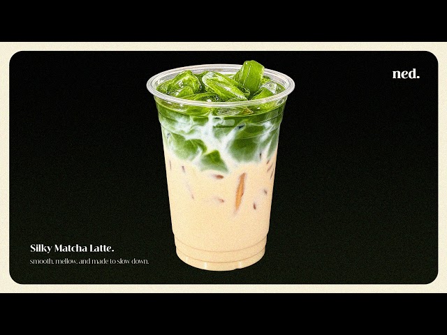 silky matcha latte.