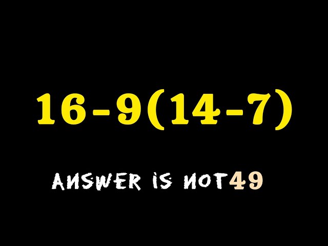 Most People Get This Simple Math Question Wrong!#maths 