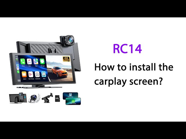 RC14 Apple Carplay：How to install the wireless Carplay screen?