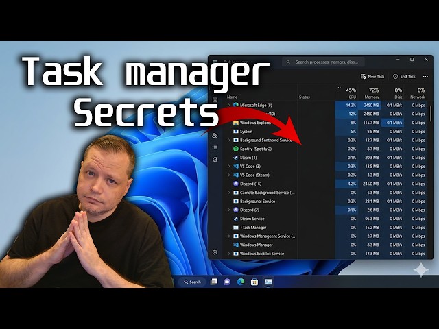 💻 Task Manager Secret Tips and Tricks for Windows 11/10