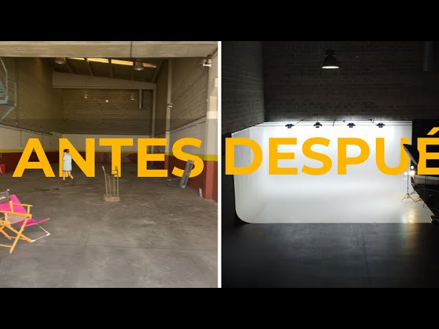 CÓMO construir tu PROPIO ESTUDIO de fotografía y video | Tutorial ciclorama