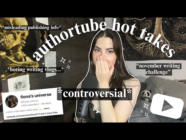 MY AUTHORTUBE HOT TAKES (my controversial opinions about writers)