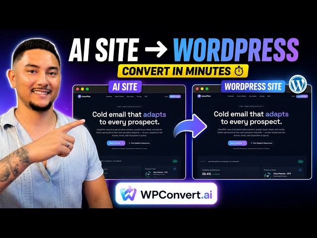 How To Convert Any AI Website into WordPress (Lovable, Cursor, Claude, Bolt, v0 & More)