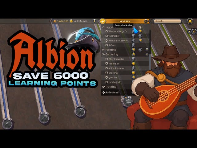 📖 6000 LEARNING POINTS for Free Do this before Next Update Albion Online