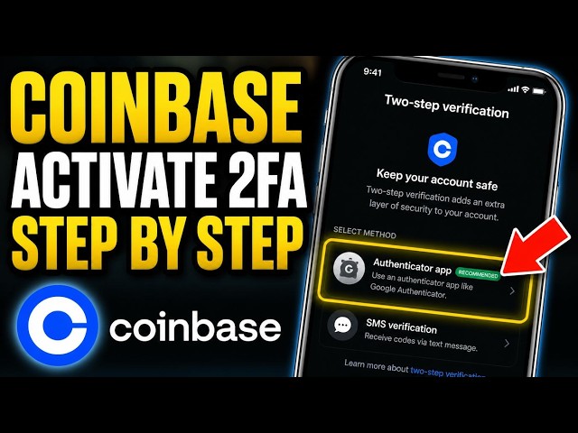 How to activate 2FA with Google Authenticator on Coinbase - Step By Step