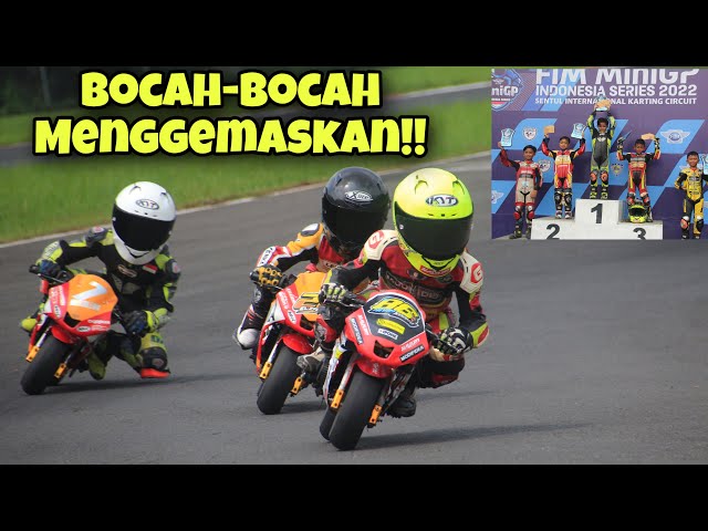 Adorable Kids in Action During the Mini GP Road Race in Sentul
