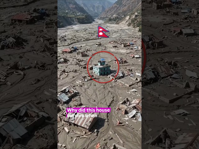 How Did This House Survive the Massive Flood? #shorts #flood
