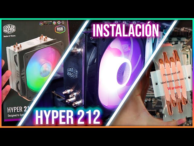 Como Instalar Cooler Master Hyper 212 ARGB | Tutorial