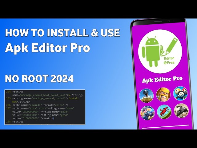 How To Install and Use Apk Editor Pro Full Tutorial 2024