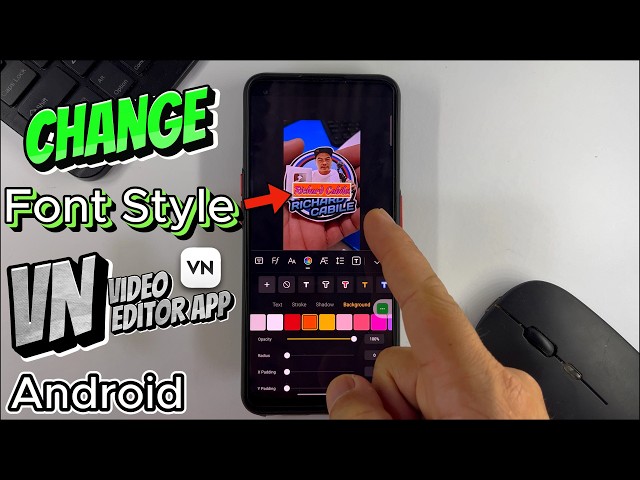 How to Change Font Style in VN Video Editor App on Android Phone