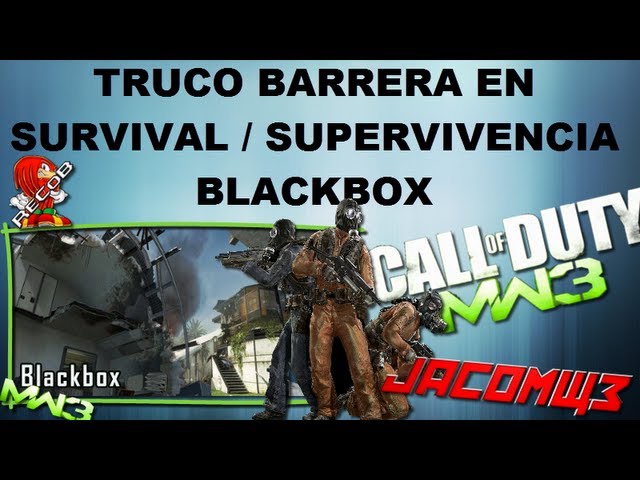 Truco MW3 Barrera en Survival BlackBox Habitacion Secreta - By JacoMw3 & ReCoB