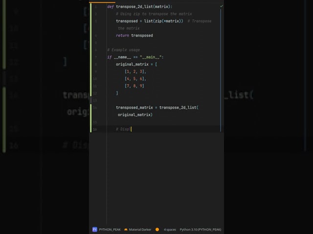 How can zip transpose 2D lists efficiently? Transform Your Data Using zip to Transpose 2D Lists in
