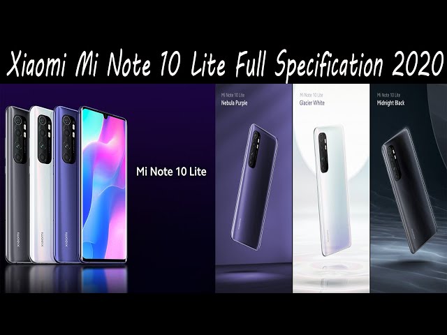 Xiaomi Mi Note 10 Lite Full Specification 2020|Umer Tech