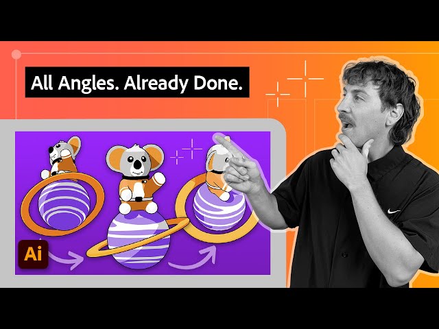 View Your Characters From Any Angle with Turntable in Adobe Illustrator | Adobe Creative Cloud