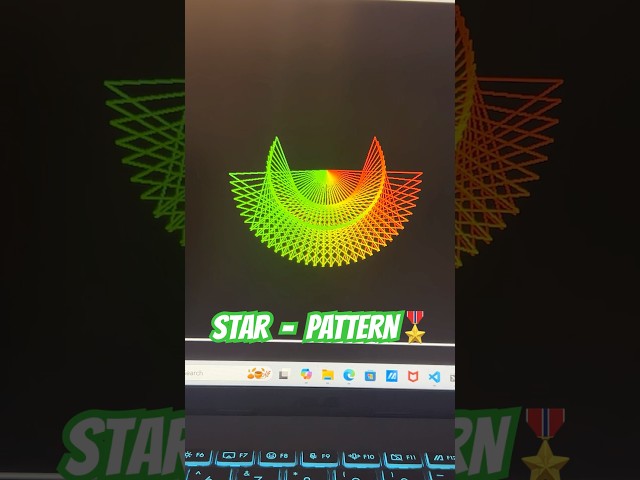 Wait for the result🔥 #python #design #viral #shorts  #python #pythoninhindi #shortvideo #coding