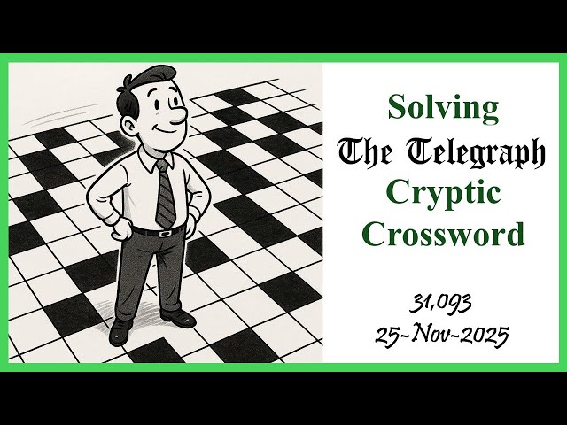 Solve a Telegraph Cryptic Crossword with Me | Full Explanation