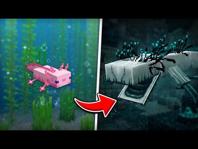I turned Minecraft cute mobs into MONSTERS