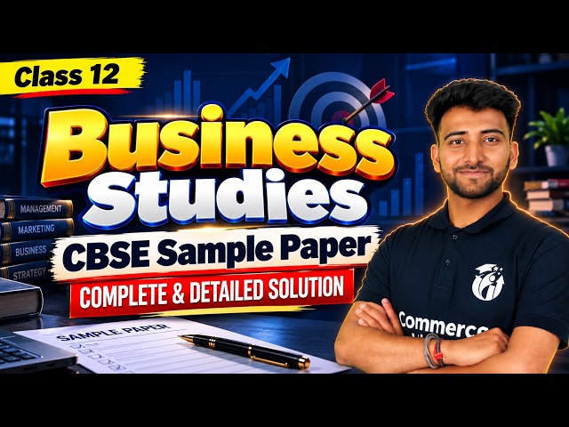 LIVE 🔴 Class 12 BST CBSE Sample Paper 2026-27 | Complete Solution & Explanation | Aditya Sir