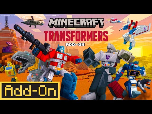 TRANSFORMERS ADDON Might Be One of the Best Minecraft Add Ons Yet
