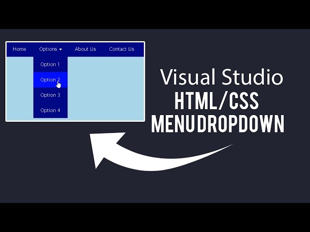 How To Make A Dropdown Menu In HTML/CSS!