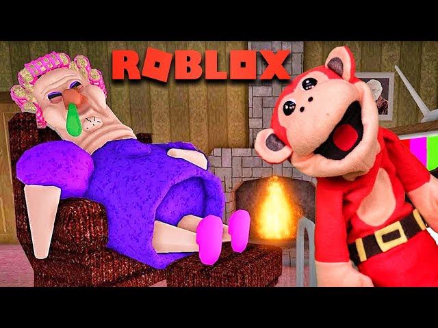 El Mono Juega: LA ABUELA GRUÑONA - ROBLOX - EL MONO SÍLABO GAMEPLAY