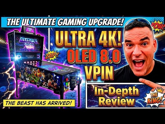 Did Rec Room World Build the Rolls-Royce of Pinball Machines? The 8.0  OLED 4k Ultra  Deep Dive! 